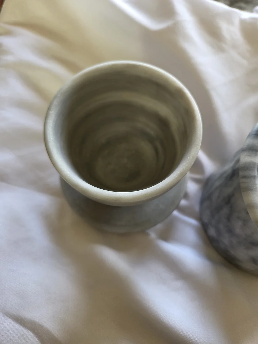 Crate & Barrel | Marble Butter Bell